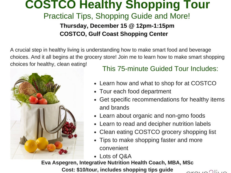 COSTCO Healthy Shopping Tour in December!