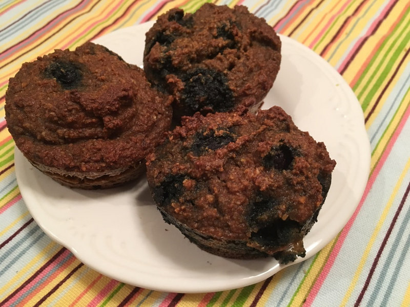 Easy Paleo Blueberry Muffins