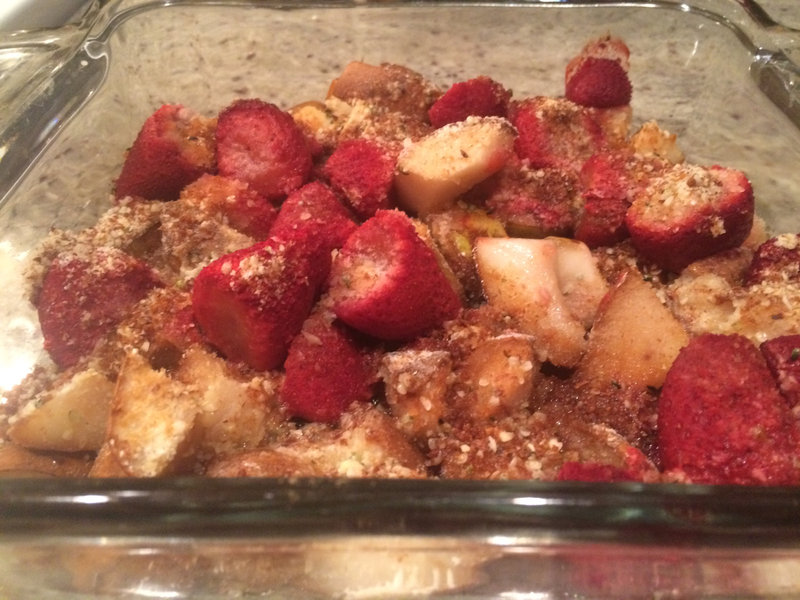 Late-Night Strawberry-Pear Crumb for Dummies